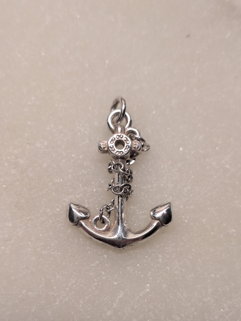 Brighton Anchor Silver Nautical Charm/Pendant EUC!